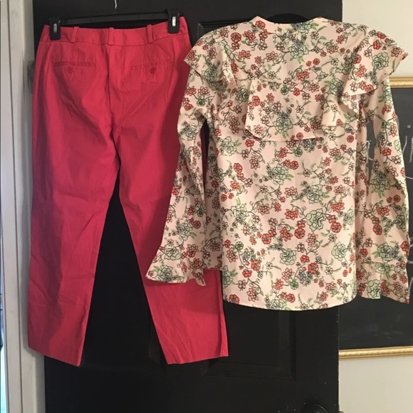 Talbots Size and ruffle top lot of 2 new and Euc - Picture 7 of 8